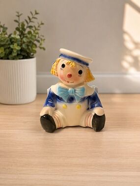 Vintage Rubens Raggedy Andy Planter Made in Japan #4109 Antique Ornament